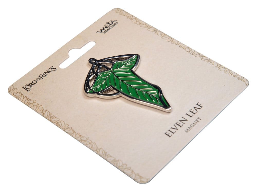 Herr der Ringe Magnet Elven Leaf (Enamel) 4 cm  - Versand: 7 Tage nach Bestellung