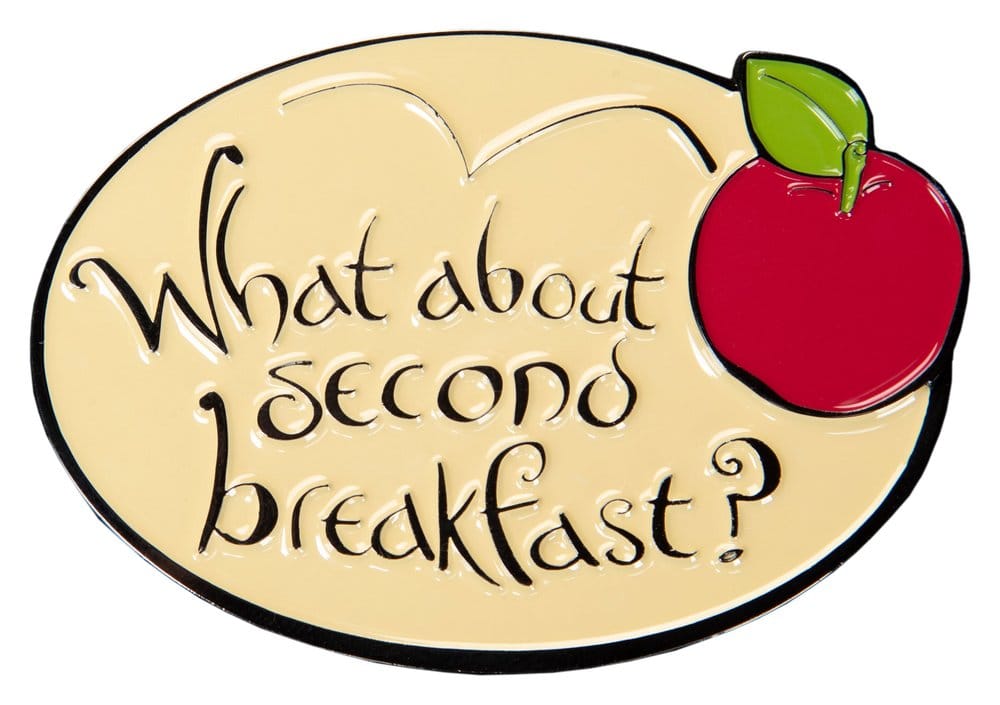 Herr der Ringe Magnet What About Second Breakfast? (Enamel) 7 cm  - Preorder - ETA: 31.08.2026