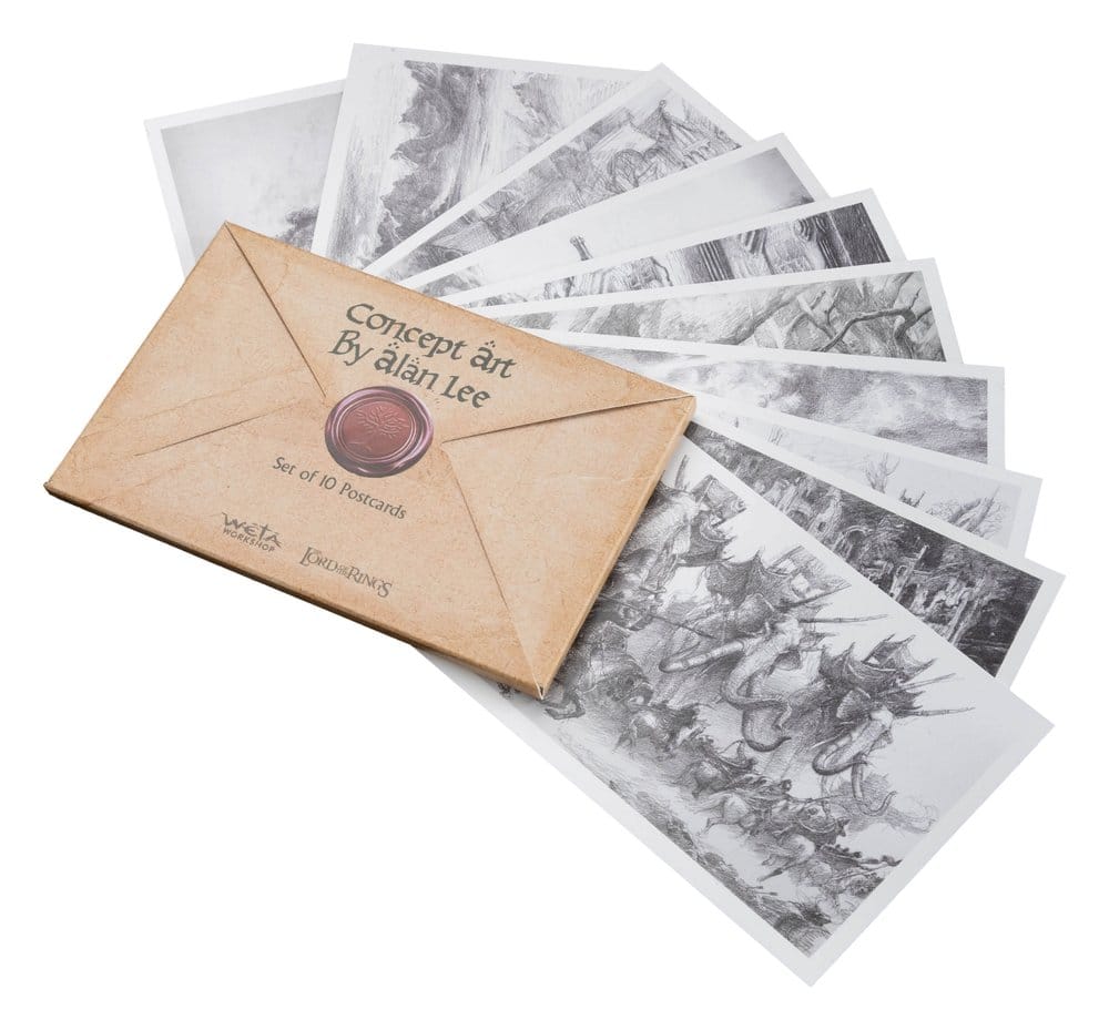 Herr der Ringe Postkarten Set Concept Art by Alan Lee: The Lord of the Rings 15 x 12 cm  - Preorder - ETA: 13.06.2026