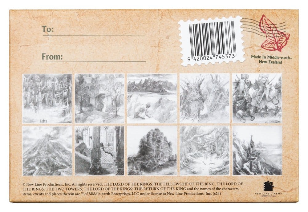 Herr der Ringe Postkarten Set Concept Art by Alan Lee: The Lord of the Rings 15 x 12 cm  - Preorder - ETA: 13.06.2026