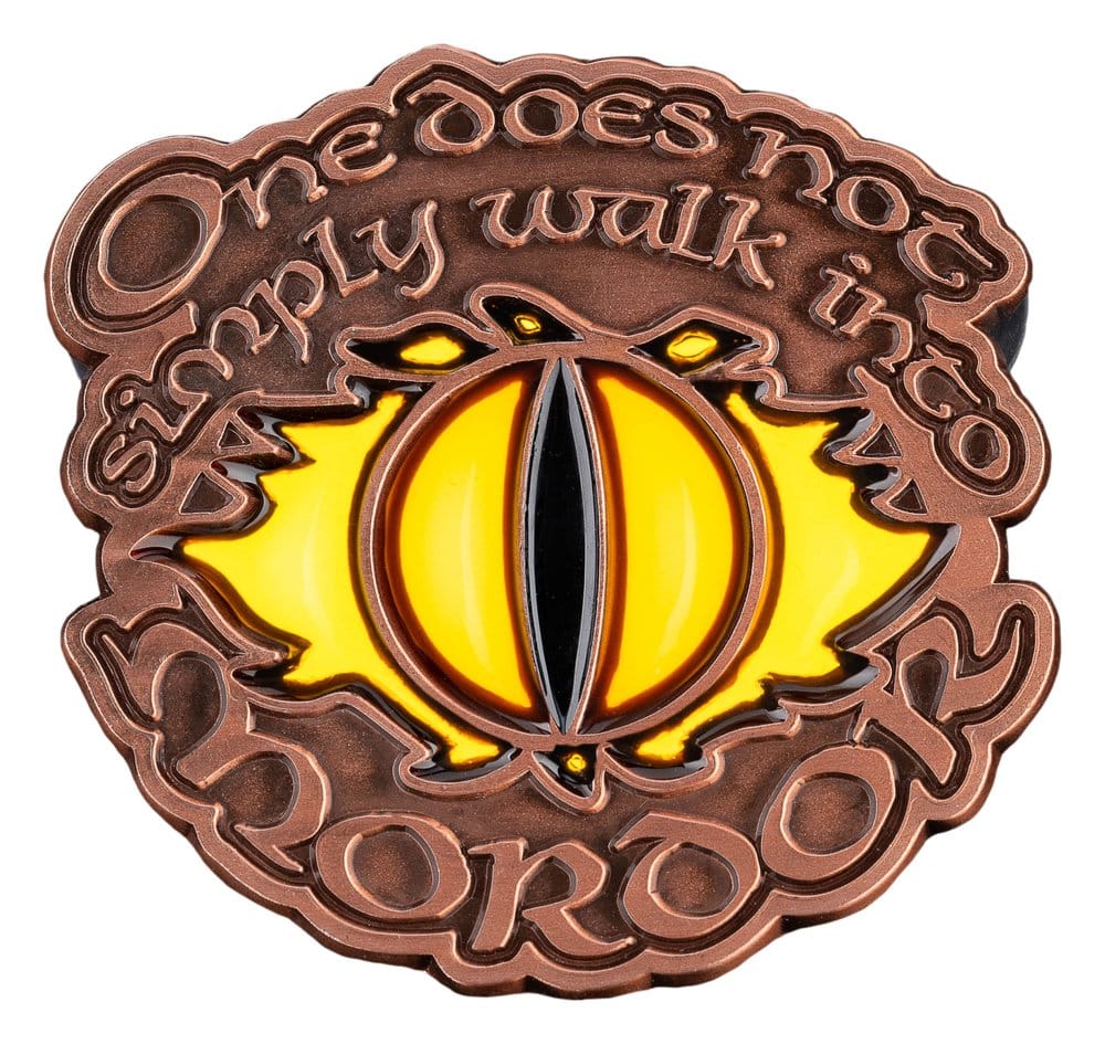 Herr der Ringe Ansteck-Pin One Does Not Simply Walk Into Mordor 4 cm  - Versand: 7 Tage nach Bestellung