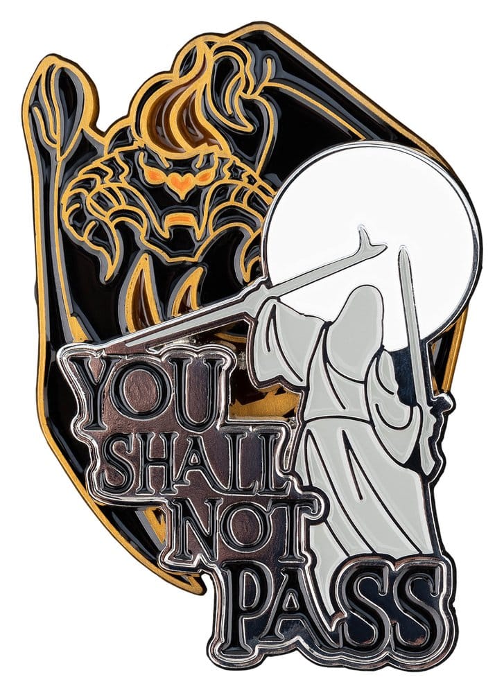 Herr der Ringe Ansteck-Pin Doppelpack You Shall Not Pass 8 cm  - Versand: 7 Tage nach Bestellung