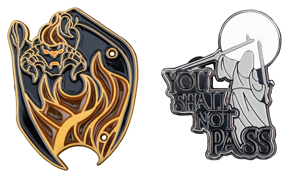 Herr der Ringe Ansteck-Pin Doppelpack You Shall Not Pass 8 cm  - Versand: 7 Tage nach Bestellung