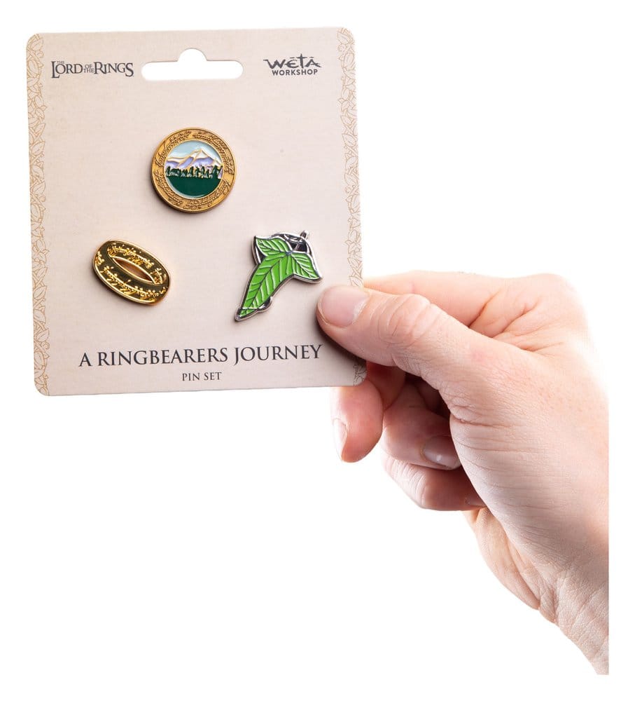 Herr der Ringe Trilogie Pin-Set A Ringbearer's Journey - Preorder - ETA: 25.12.2026