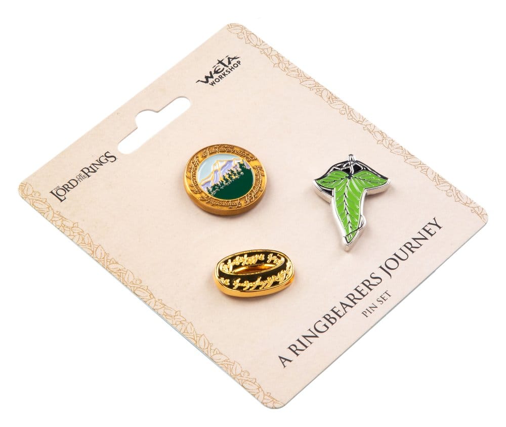 Herr der Ringe Trilogie Pin-Set A Ringbearer's Journey - Preorder - ETA: 25.12.2026