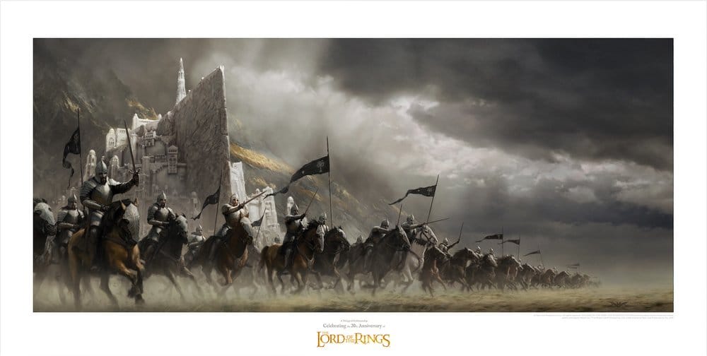 Herr der Ringe Kunstdruck Faramir's Charge 59 x 30 cm - Preorder - ETA: 30.07.2026