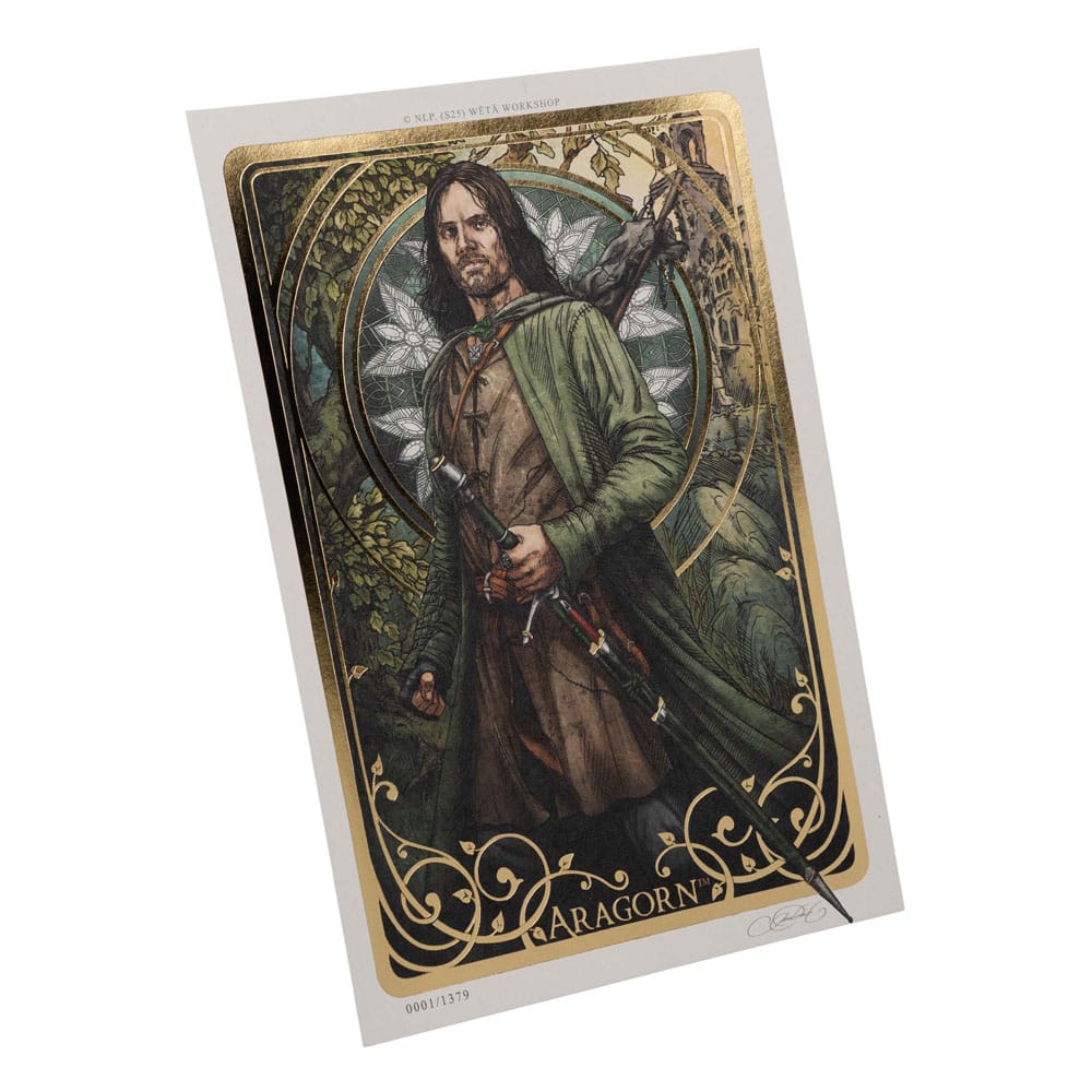 Herr der Ringe Kunstdruck Aragorn Art Card 14 x 21 cm Limited Edition - Preorder - ETA: 25.10.2025