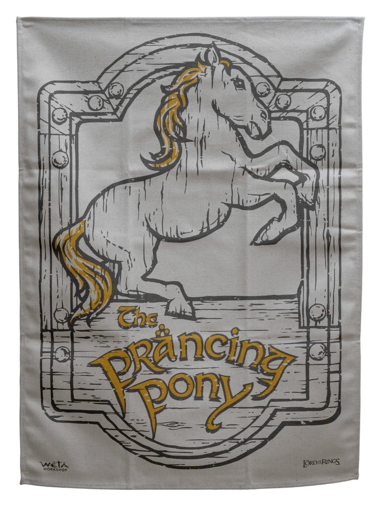 Herr der Ringe Geschirrtuch 2er Pack Green Dragon & Prancing Pony 69 cm  - Versand: 7 Tage nach Bestellung