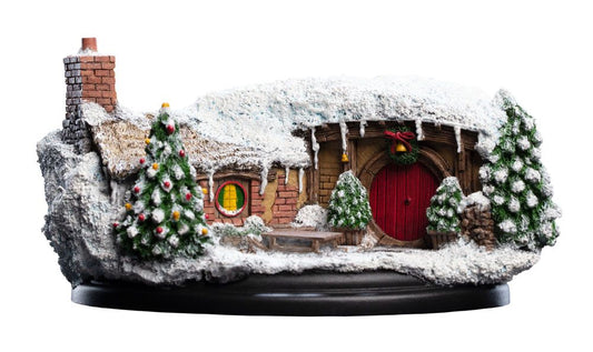 Der Hobbit Eine unerwartete Reise Statue Beutelhaldenweg 35 Christmas Edition 7 cm - Versand: 5-7 Tage nach Bestellung