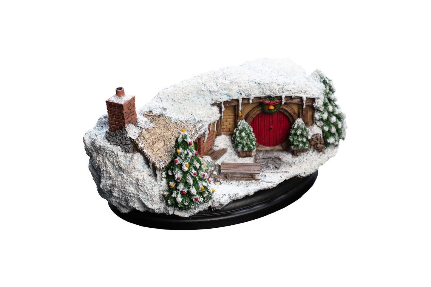 Der Hobbit Eine unerwartete Reise Statue Beutelhaldenweg 35 Christmas Edition 7 cm - Versand: 5-7 Tage nach Bestellung