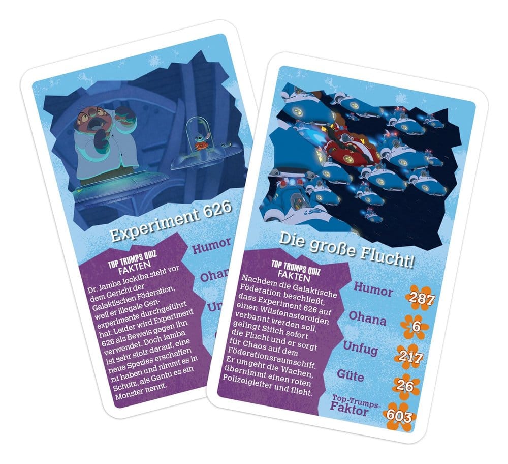 Lilo & Stitch Kartenspiel Top Trumps *Deutsche Version* - Preorder - ETA: 25.09.2026