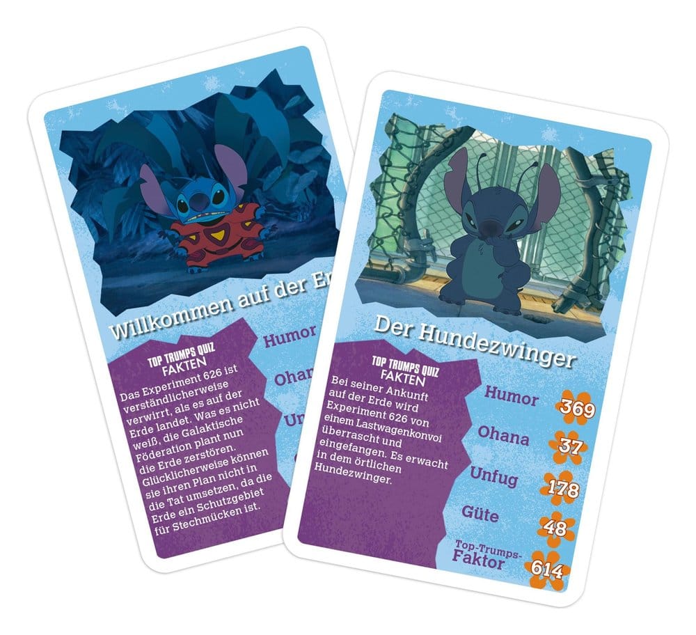 Lilo & Stitch Kartenspiel Top Trumps *Deutsche Version* - Preorder - ETA: 25.09.2026