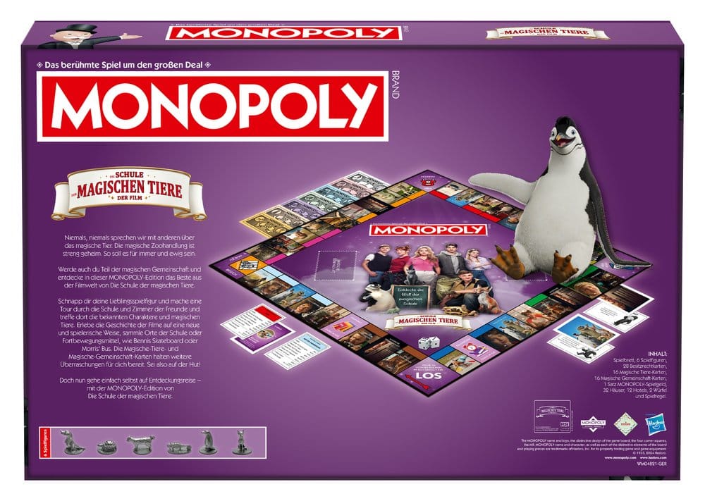 Monopoly Brettspiel Die Schule der magischen Tiere *Deutsche Version* - Preorder - ETA: 25.09.2026