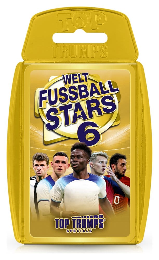Weltfussballstars 6 Kartenspiel Top Trumps *Deutsche Version* - Preorder - ETA: 25.09.2026