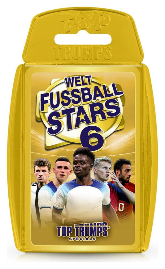 Weltfussballstars 6 Kartenspiel Top Trumps *Deutsche Version* - Preorder - ETA: 25.09.2026