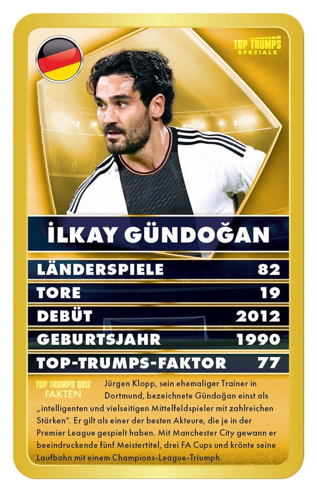 Weltfussballstars 6 Kartenspiel Top Trumps *Deutsche Version* - Preorder - ETA: 25.09.2026