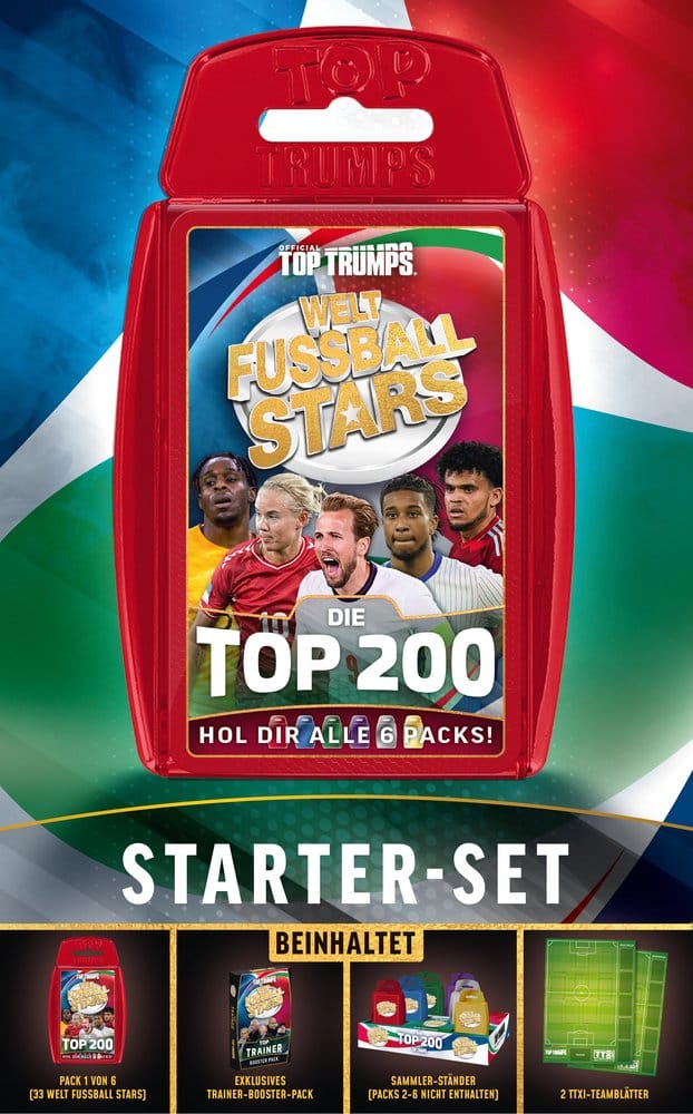 Weltfussballstars Kartenspiel 200 Starter Pack *Deutsche Version* - Preorder - ETA: 25.09.2026