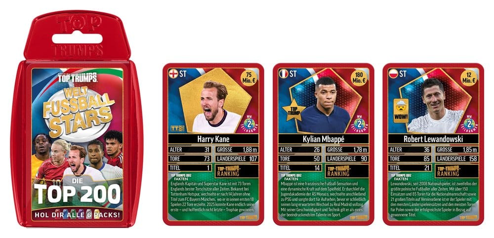 Weltfussballstars Kartenspiel 200 Pack 1 *Deutsche Version* - Preorder - ETA: 25.09.2026