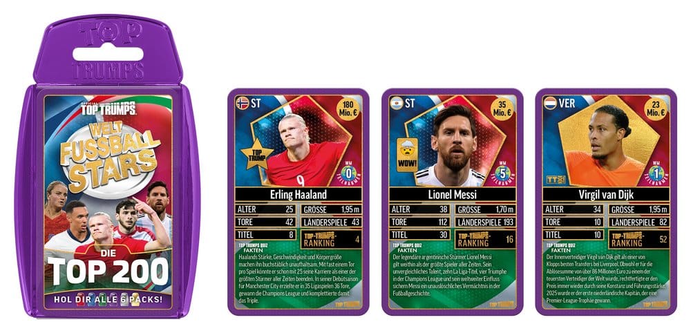 Weltfussballstars Kartenspiel 200 Pack 4 *Deutsche Version* - Preorder - ETA: 25.09.2026