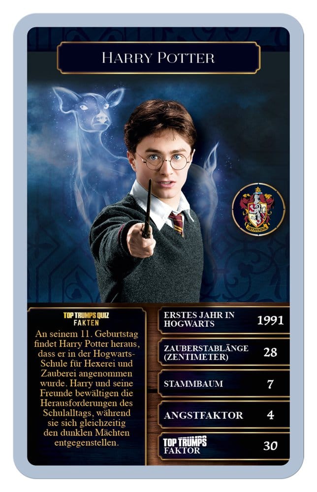 Harry Potter Kartenspiel Top Trumps Hexen und Zauberer New Version *Deutsche Version* - Preorder - ETA: 25.11.2026
