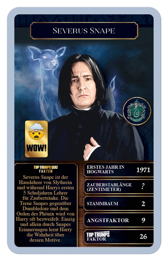 Harry Potter Kartenspiel Top Trumps Hexen und Zauberer New Version *Deutsche Version* - Preorder - ETA: 25.11.2026