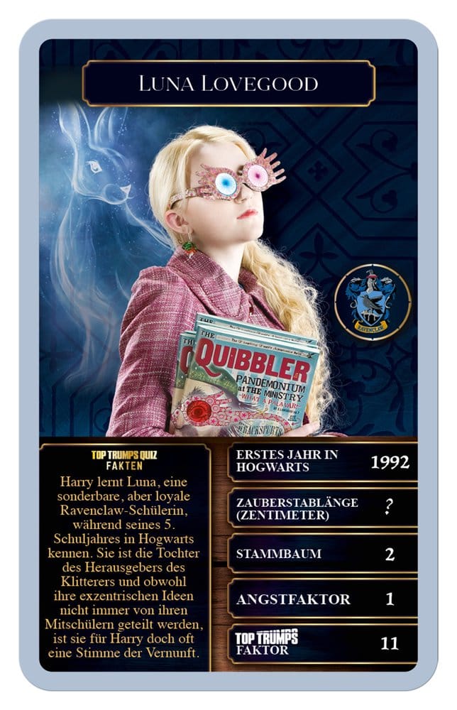 Harry Potter Kartenspiel Top Trumps Hexen und Zauberer New Version *Deutsche Version* - Preorder - ETA: 25.11.2026