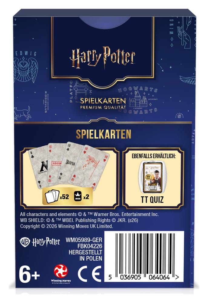 Harry Potter Spielkarten *Deutsche Version* - Preorder - ETA: 25.09.2026