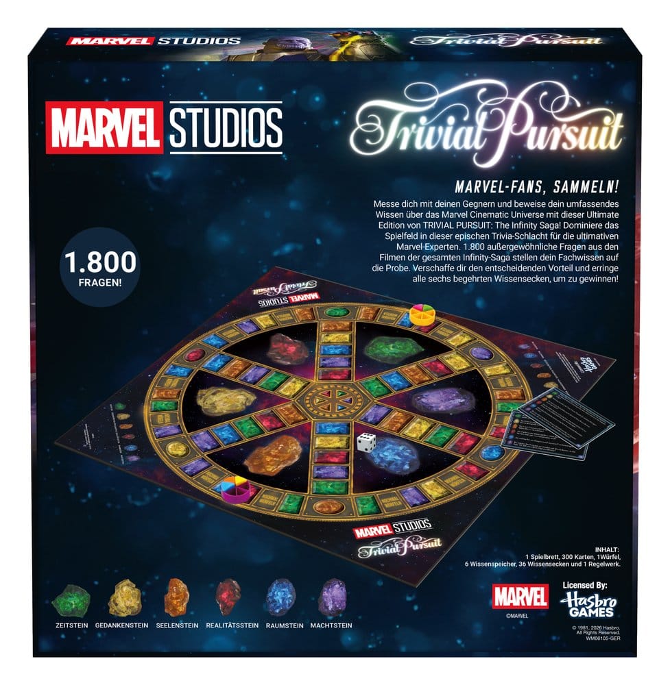 Marvel Brettspiel Trivial Pursuit Universe XL *Deutsche Version* - Preorder - ETA: 28.12.2026