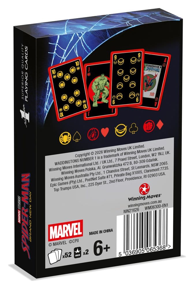 Spider-Man No.1 Spielkarten *Deutsche Version* - Preorder - ETA: 26.10.2026