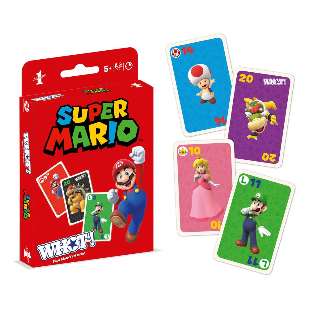 Super Mario Kartenspiel WHOT! *Deutsche Version* - Versand: 5-7 Tage nach Bestellung