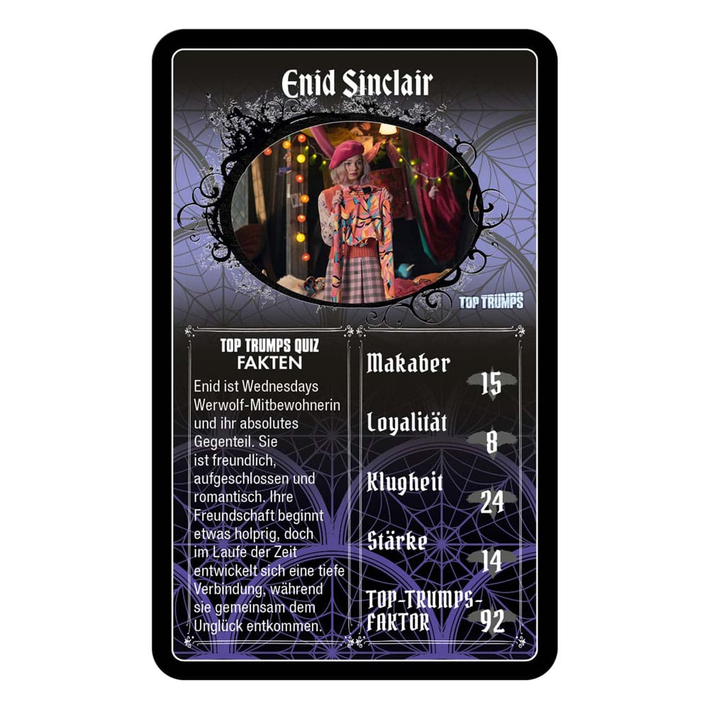 Wednesday Kartenspiel Top Trumps *Deutsche Version* - Preorder - ETA: 26.01.2026