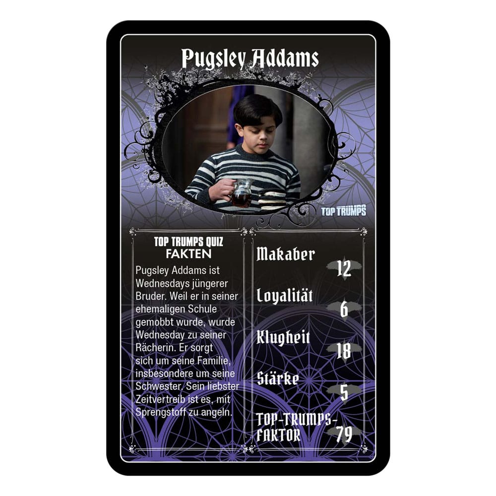 Wednesday Kartenspiel Top Trumps *Deutsche Version* - Preorder - ETA: 26.01.2026
