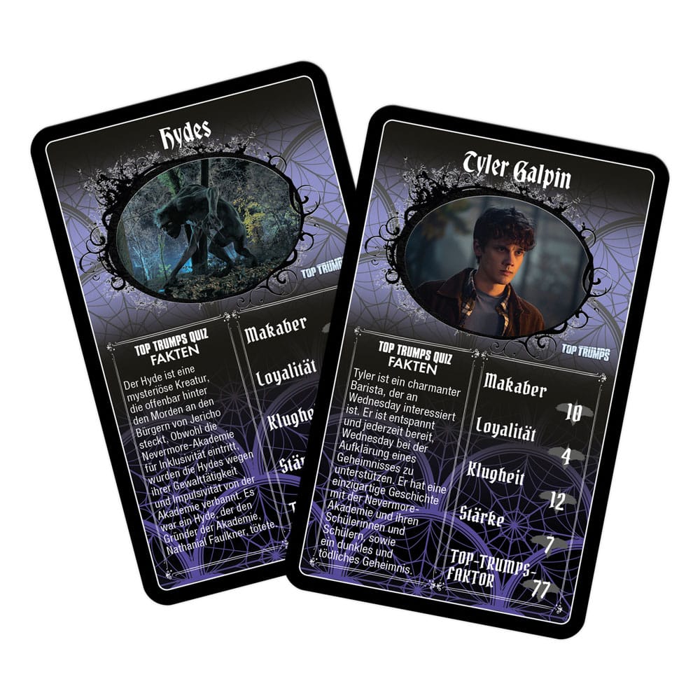 Wednesday Kartenspiel Top Trumps *Deutsche Version* - Preorder - ETA: 26.01.2026