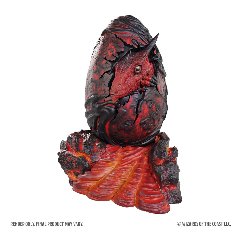 Dungeons & Dragons Replicas of the Realms Statue Red Dragon Egg 13 cm - Preorder - ETA: 25.06.2026