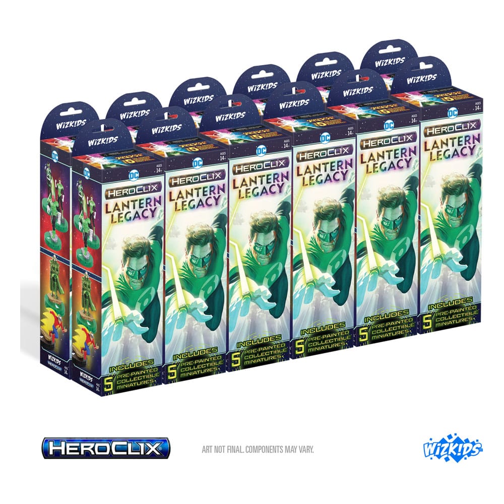 DC Comics HeroClix: Lantern Legacy Booster Brick (12) - Versand: 5-7 Tage nach Bestellung