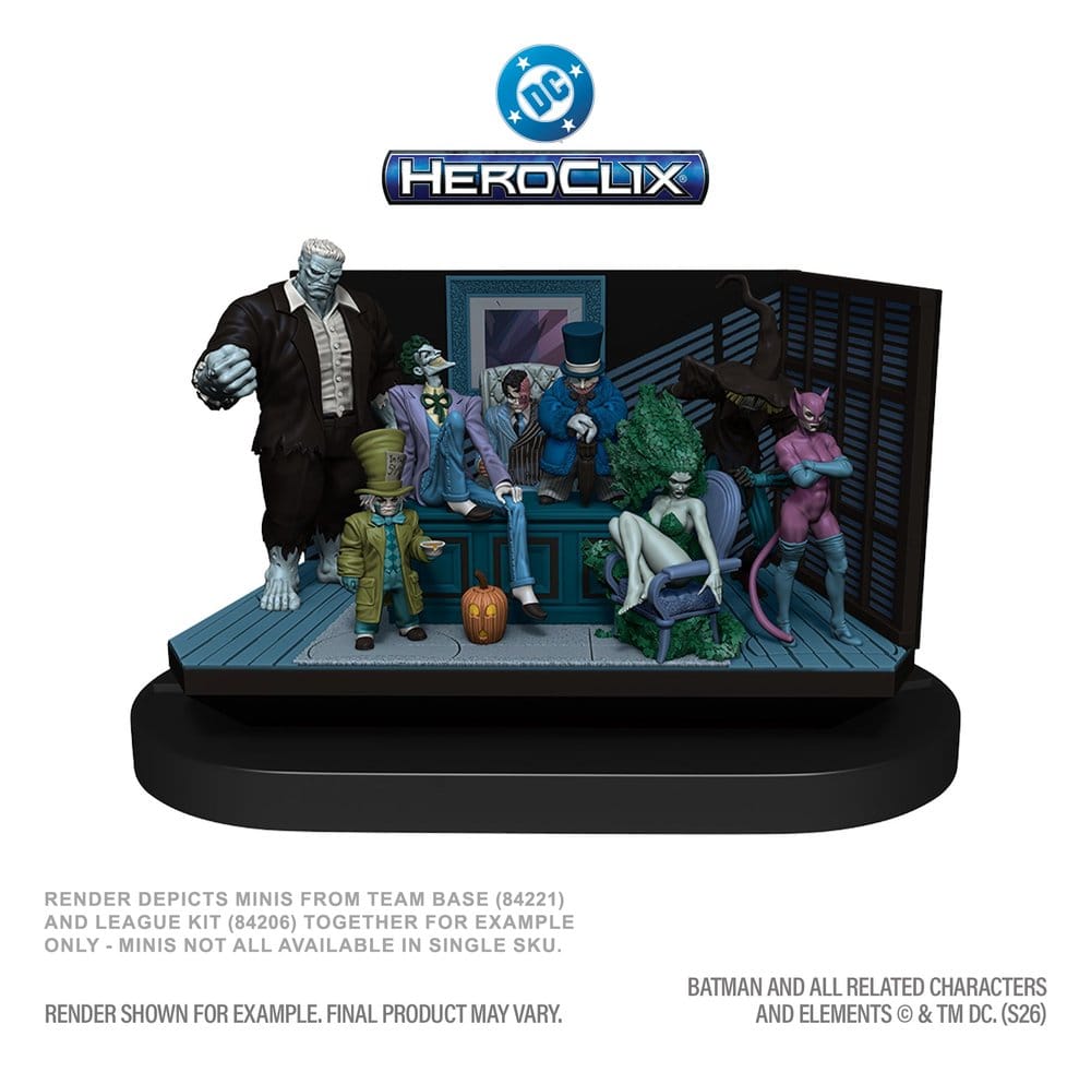 DC HeroClix SwitchClix Minifiguren mit Base The Long Halloween Team Base 23 cm - Preorder - ETA: 25.05.2027