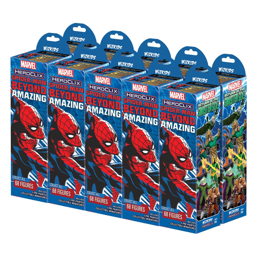 Marvel HeroClix: Spider-Man Beyond Amazing Booster Brick (10) - Preorder - ETA: 02.10.2025