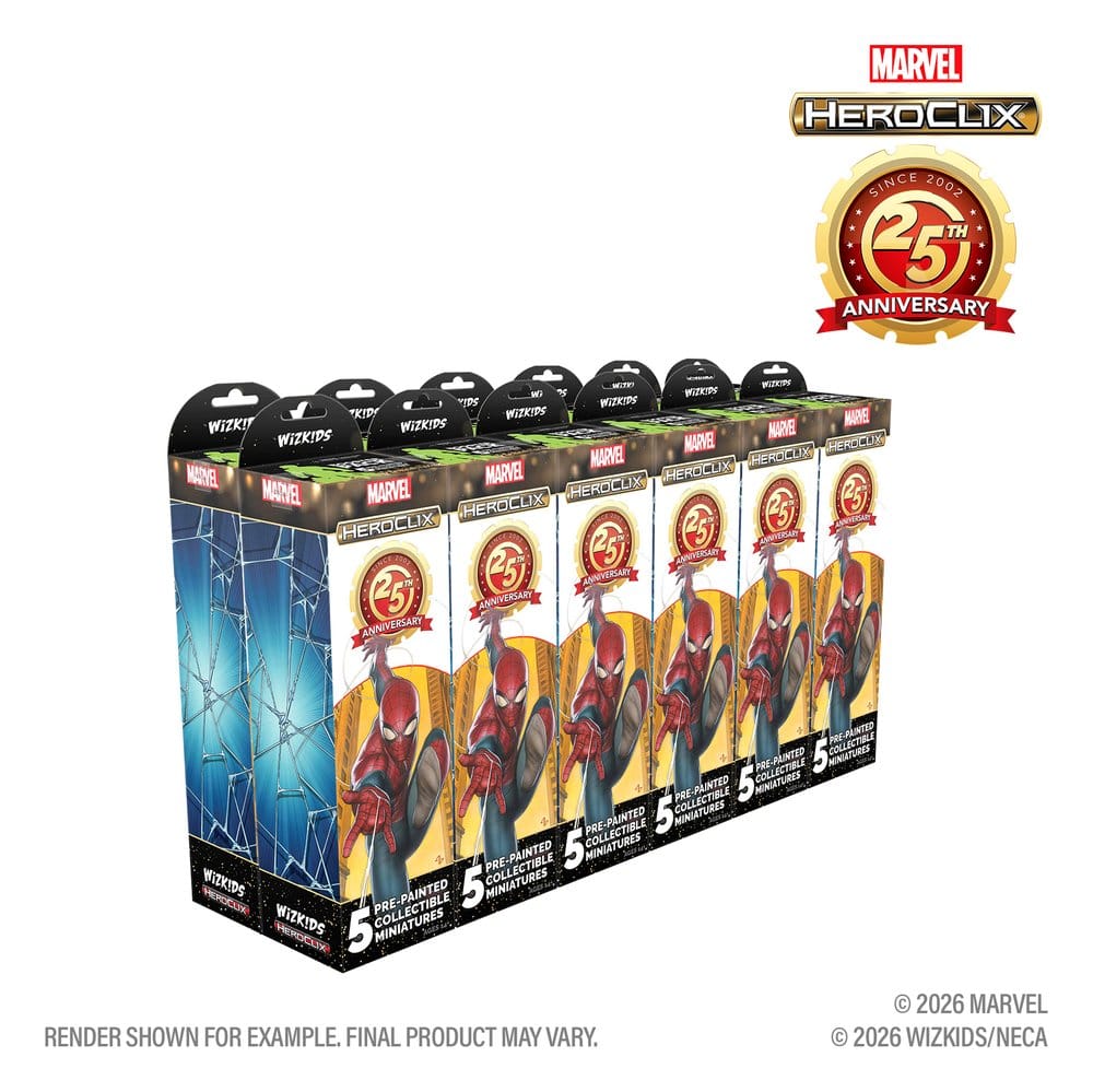 Marvel HeroClix: 25th Anniversary Booster Brick (12) - Preorder - ETA: 25.02.2027