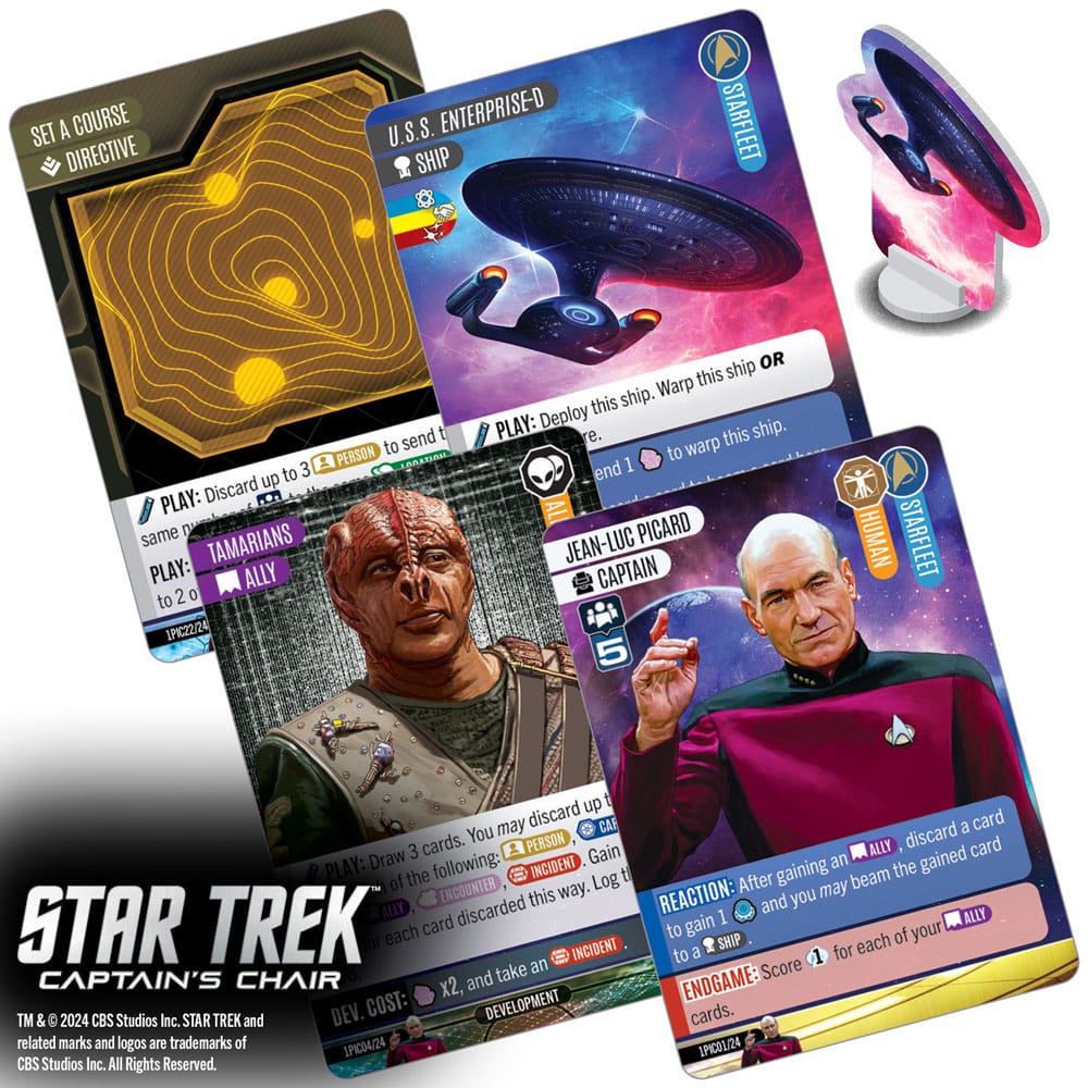 Star Trek: Captain's Chair Kartenspiel *Englische Version* - Preorder - ETA: 22.10.2026