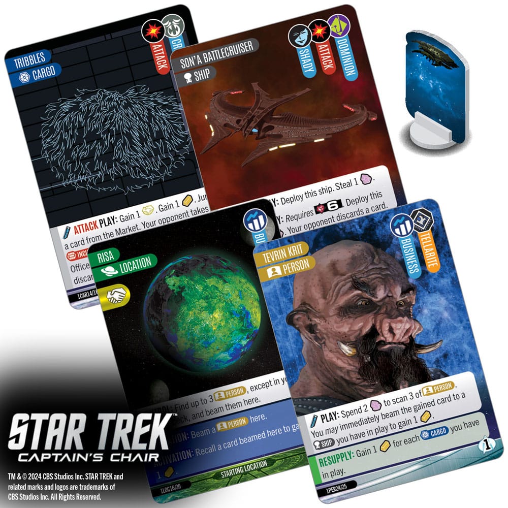 Star Trek: Captain's Chair Kartenspiel *Englische Version* - Preorder - ETA: 22.10.2026