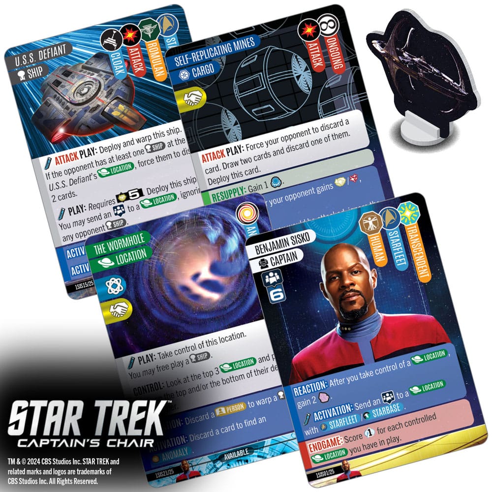 Star Trek: Captain's Chair Kartenspiel *Englische Version* - Preorder - ETA: 22.10.2026