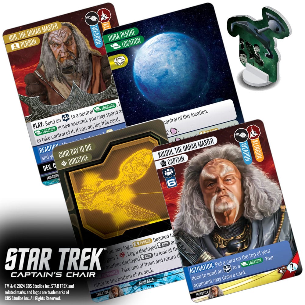Star Trek: Captain's Chair Kartenspiel *Englische Version* - Preorder - ETA: 22.10.2026