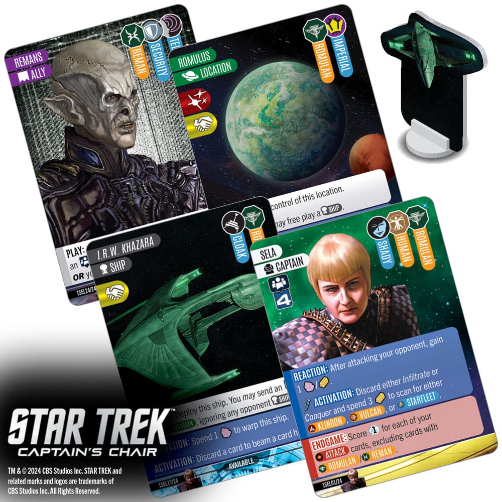 Star Trek: Captain's Chair Kartenspiel *Englische Version* - Preorder - ETA: 22.10.2026