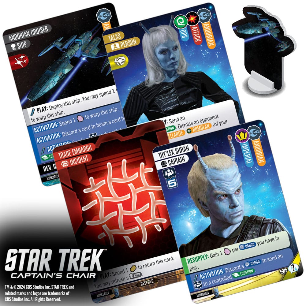 Star Trek: Captain's Chair Kartenspiel *Englische Version* - Preorder - ETA: 22.10.2026