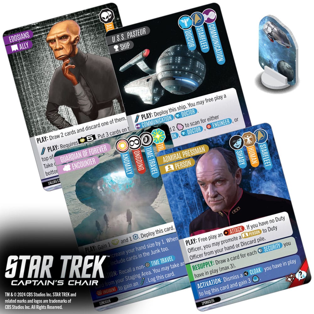 Star Trek: Captain's Chair Kartenspiel *Englische Version* - Preorder - ETA: 22.10.2026