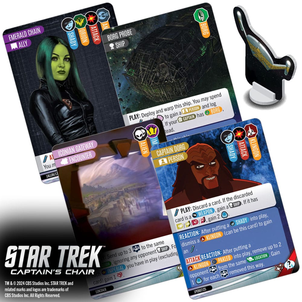 Star Trek: Captain's Chair Kartenspiel *Englische Version* - Preorder - ETA: 22.10.2026