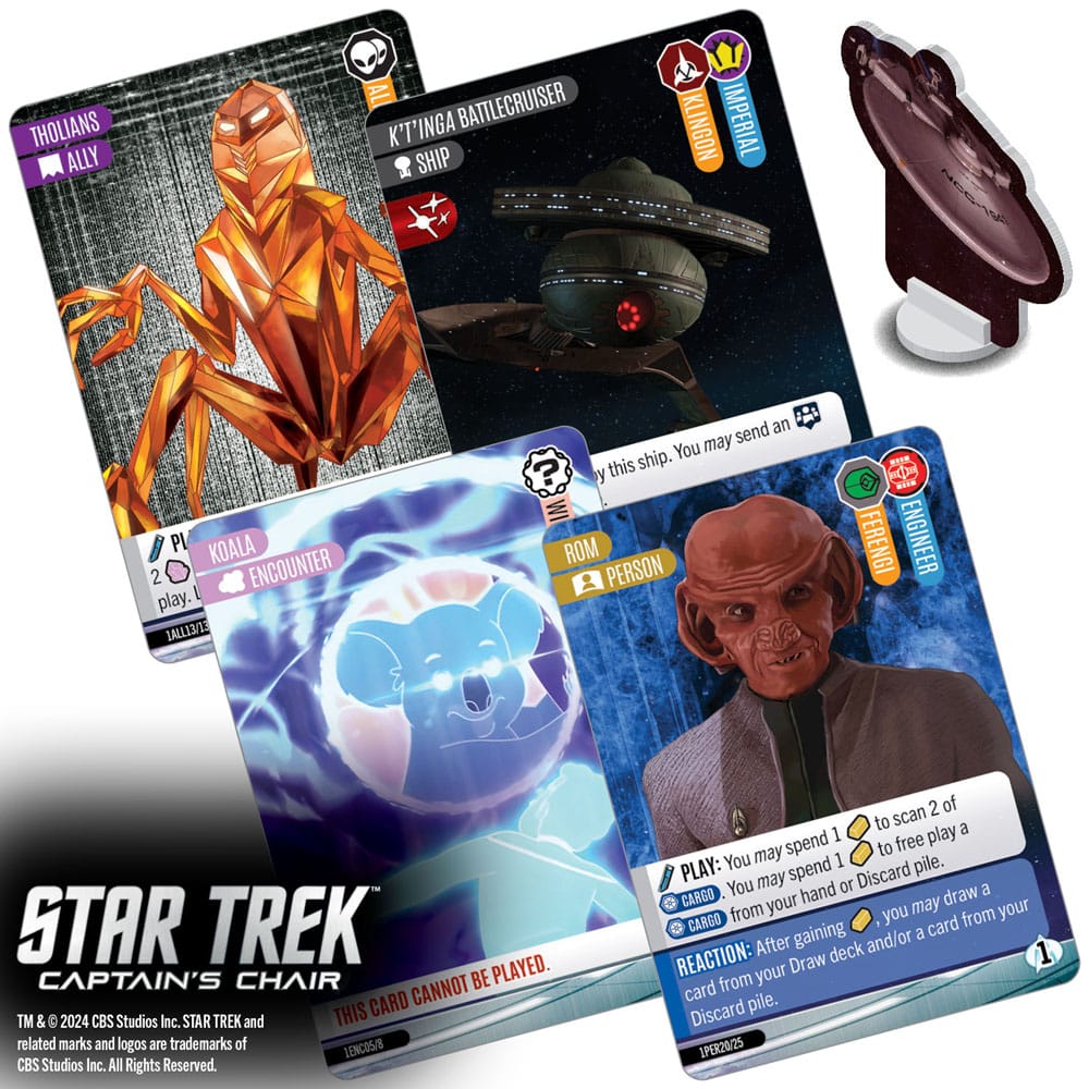 Star Trek: Captain's Chair Kartenspiel *Englische Version* - Preorder - ETA: 22.10.2026