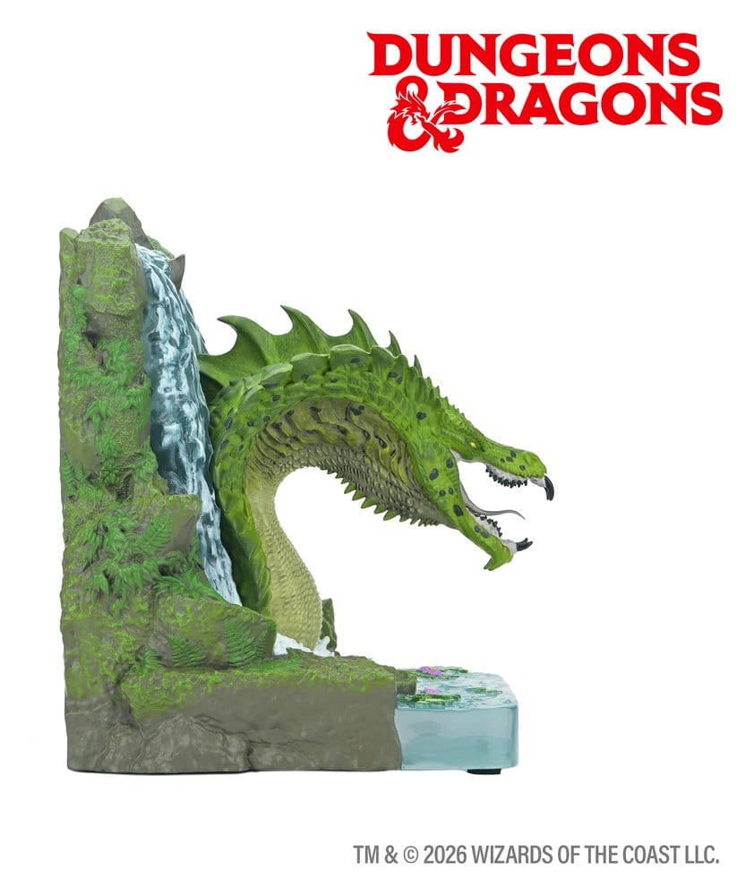 D&D Buchstütze Grüner Drache 18 cm - Preorder - ETA: 20.01.2027
