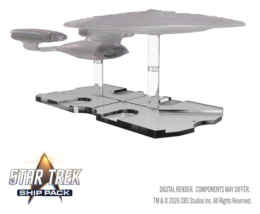 Star Trek Ship Pack Boxed Miniaturen vorbemalt U.S.S. Enterprise - 60th Anniversary Edition 22 cm - Preorder - ETA: 25.11.2026