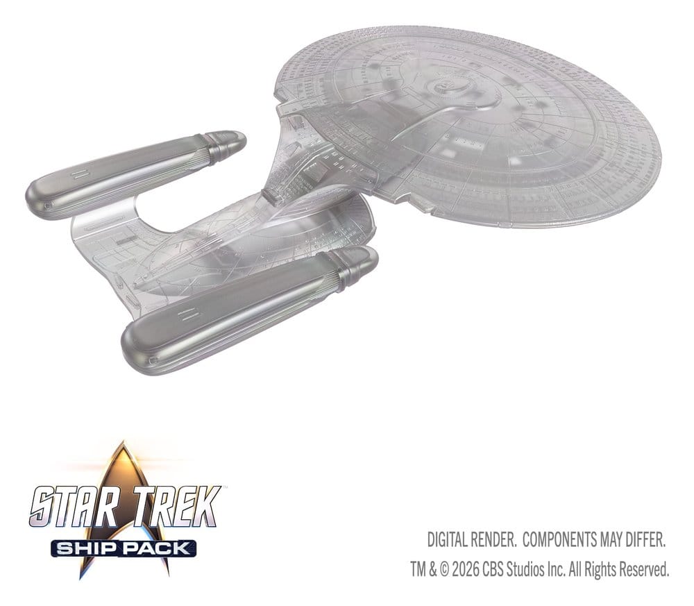 Star Trek Ship Pack Boxed Miniaturen vorbemalt U.S.S. Enterprise - 60th Anniversary Edition 22 cm - Preorder - ETA: 25.11.2026